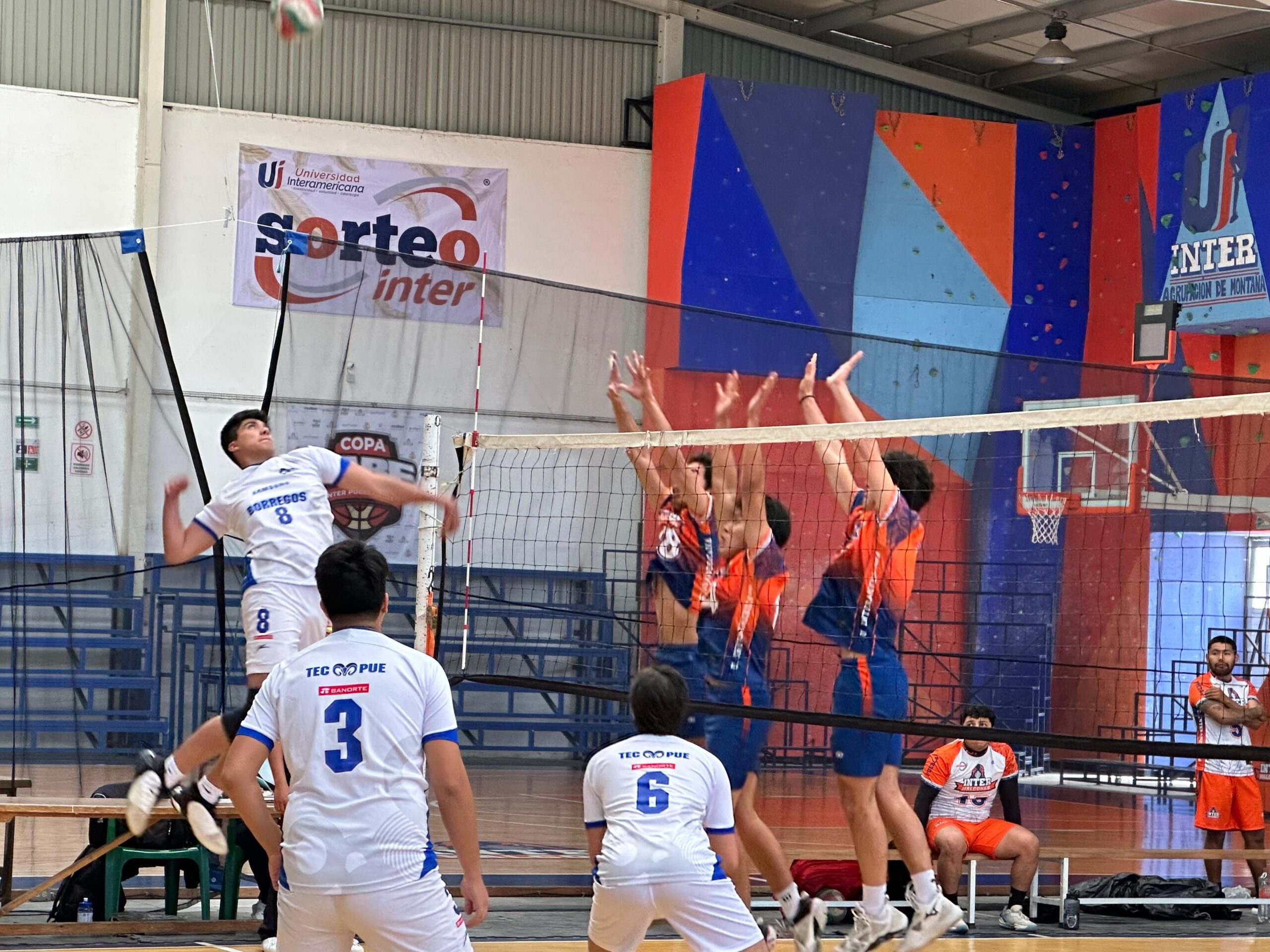 El equipo varonil de la Inter le cerró todas las posibilidades a Borregos Puebla