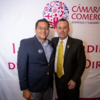 Nuestro Rector, Dr. José David Ortega Cerecedo junto al nuevo presidente de la CANACO, ,Lic. Héctor Landero