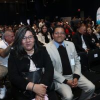 El rector de La Inter, José David Ortega Cerecedo en compañia de la directora de Prepa Inter, Mtra Thais Sánchez.