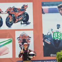 El piloto de motociclismo, Leonardo Cruz, visitó su "alma mater" La Inter