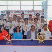 El rector, Dr. José David Ortega Cerecedo, encabezó la reunión de reconocimiento al Voleibol de sala en CONADEMS.