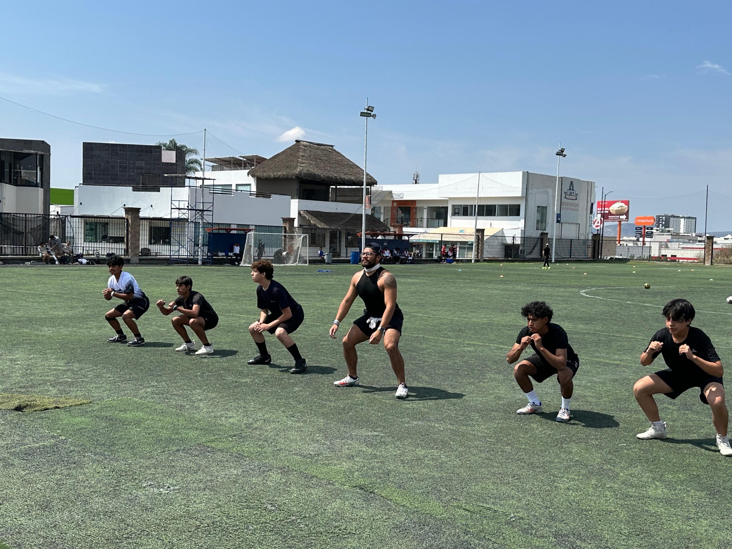 El fútbol americano fue parte de los try outs del pasado fin de semana