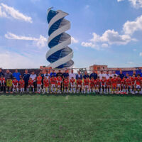 Formadores de FIFA junto a entrenadores del SNF en la evaluación a entrenadores del país en La Inter